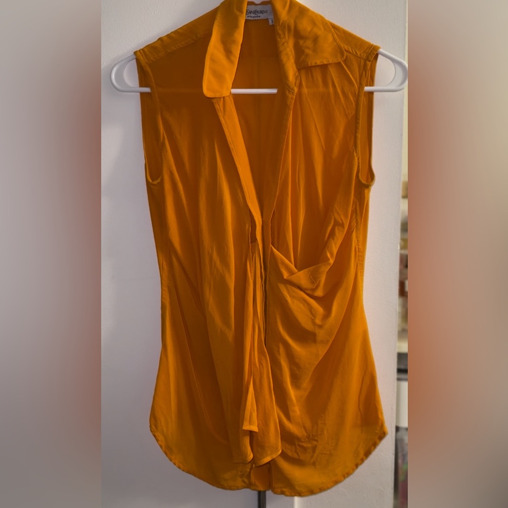 Yves Saint Laurent vintage Silk top (As Is)
